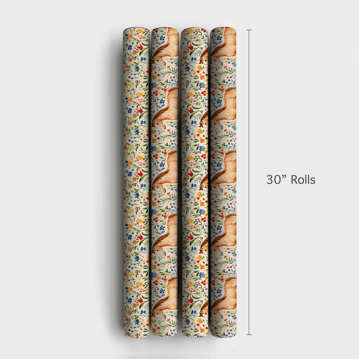 Garden Day with the Tennessee Walking Horse - Wrapping Paper - Aspen & Arlo
