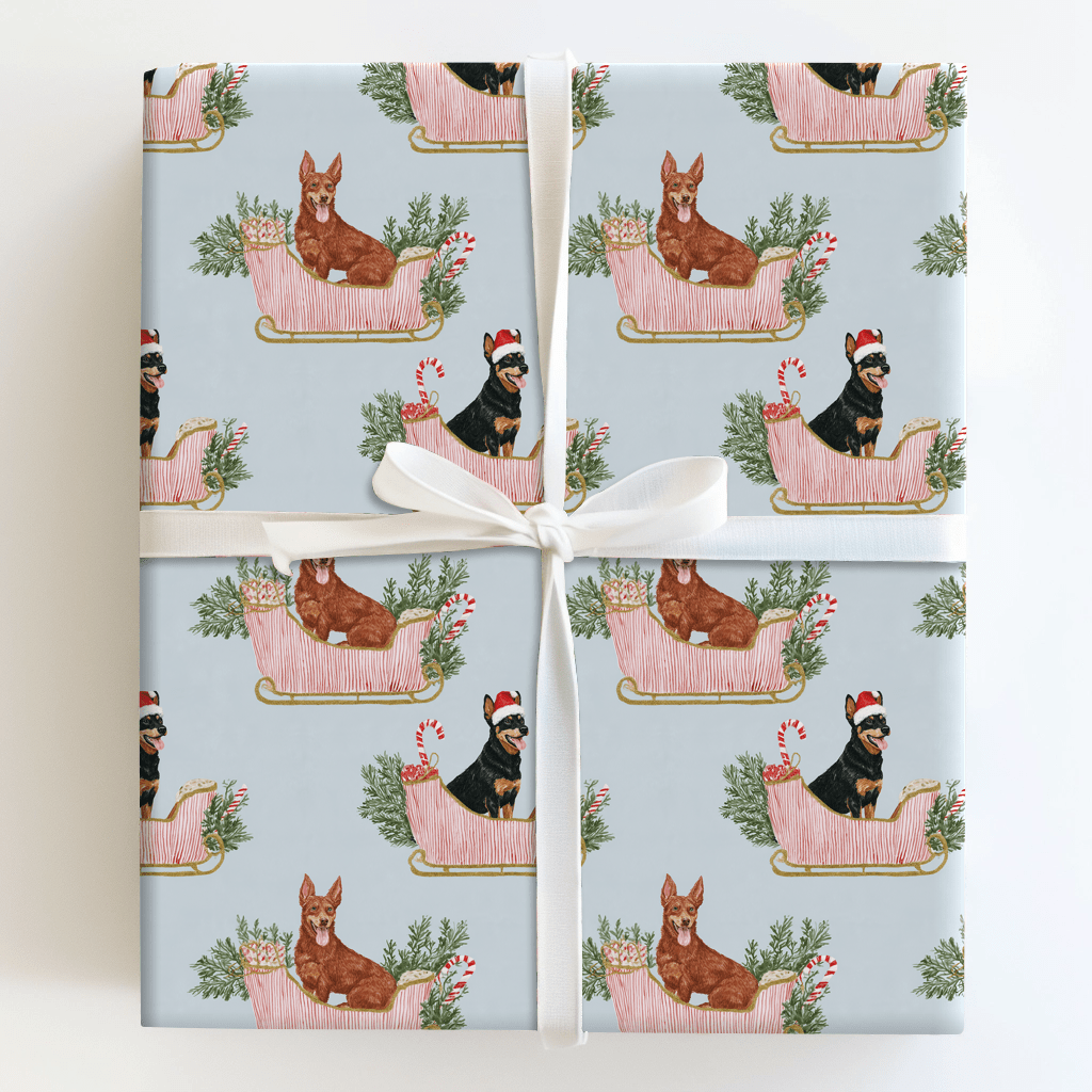 A Merry Kelpie Ride - Wrapping Paper - Aspen & Arlo