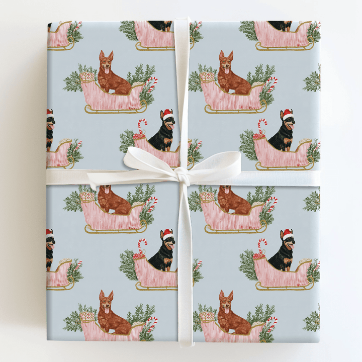 A Merry Kelpie Ride - Wrapping Paper - Aspen & Arlo
