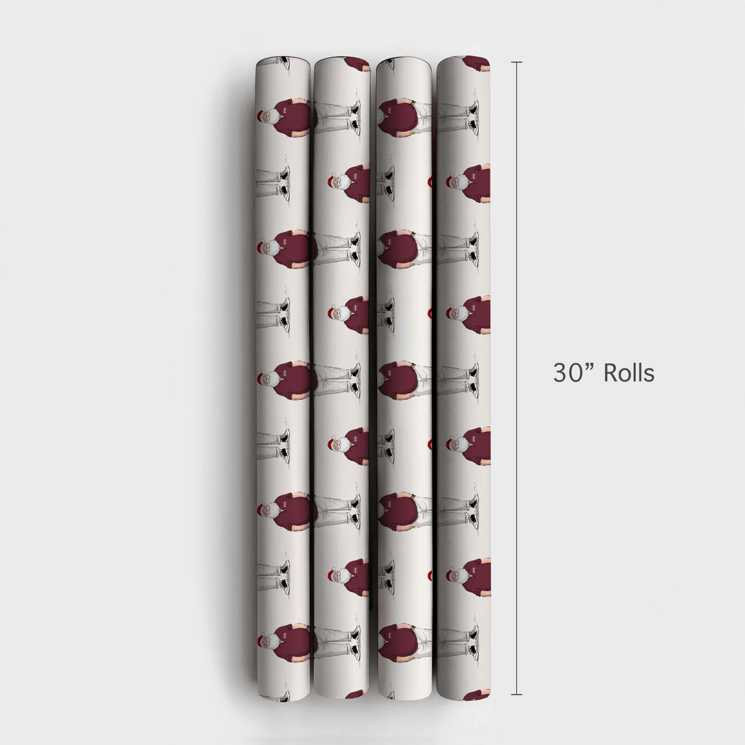 MS Santa Polo - Wrapping Paper - Aspen & Arlo