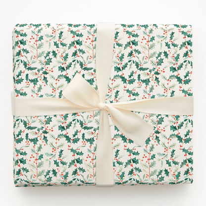 Holly Berry - Wrapping Paper - Aspen & Arlo