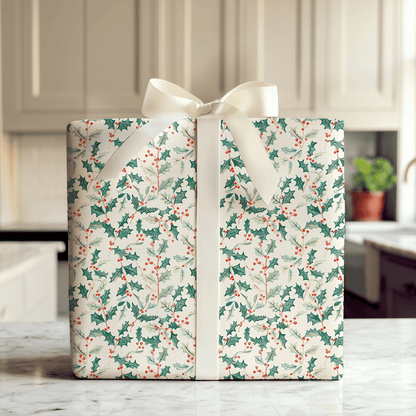 Holly Berry - Wrapping Paper - Aspen & Arlo