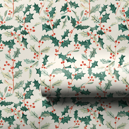 Holly Berry - Wrapping Paper - Aspen & Arlo