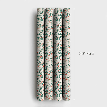 Holly Berry - Wrapping Paper - Aspen & Arlo