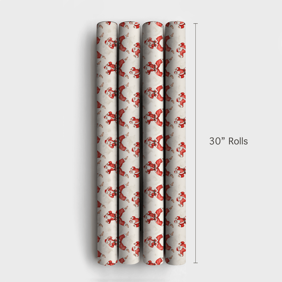 Karate Claus - Wrapping Paper - Aspen & Arlo