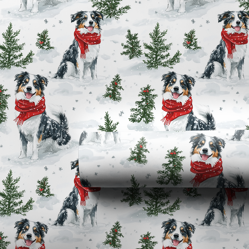 Snow Day for Australian Sheps - 1 Roll