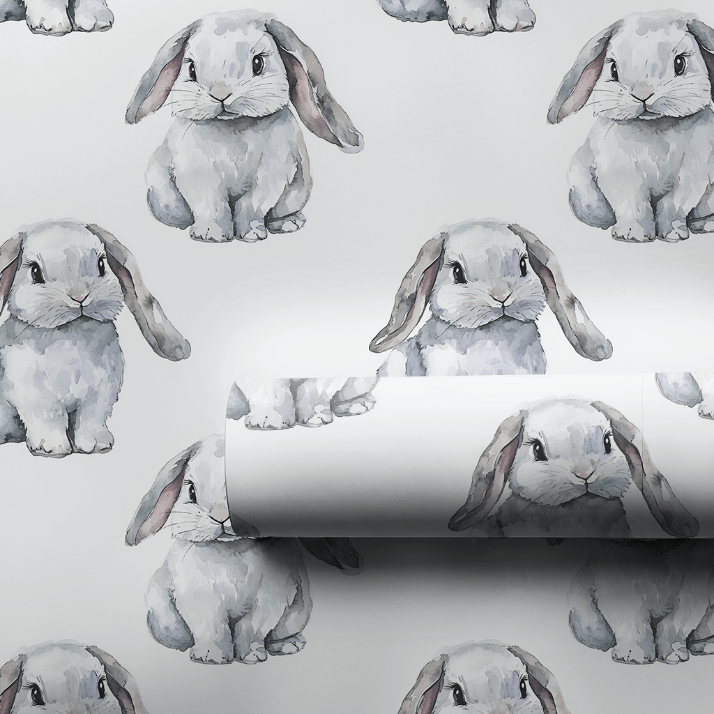 Hare Comes to Flop - Wrapping Paper - Aspen & Arlo