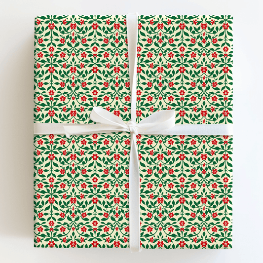 Holly Sprout - Wrapping Paper - Aspen & Arlo