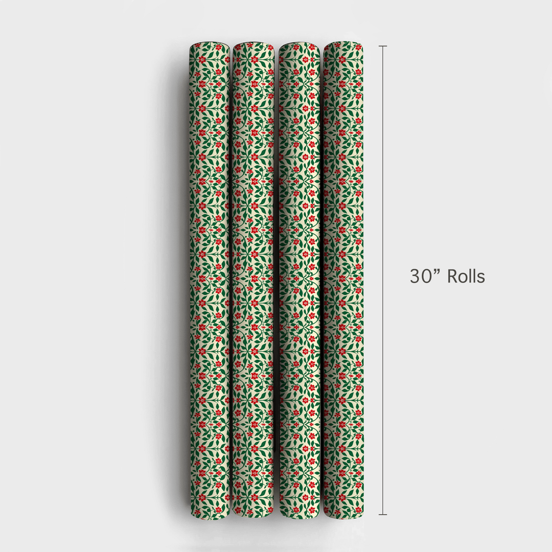 Holly Sprout - Wrapping Paper - Aspen & Arlo
