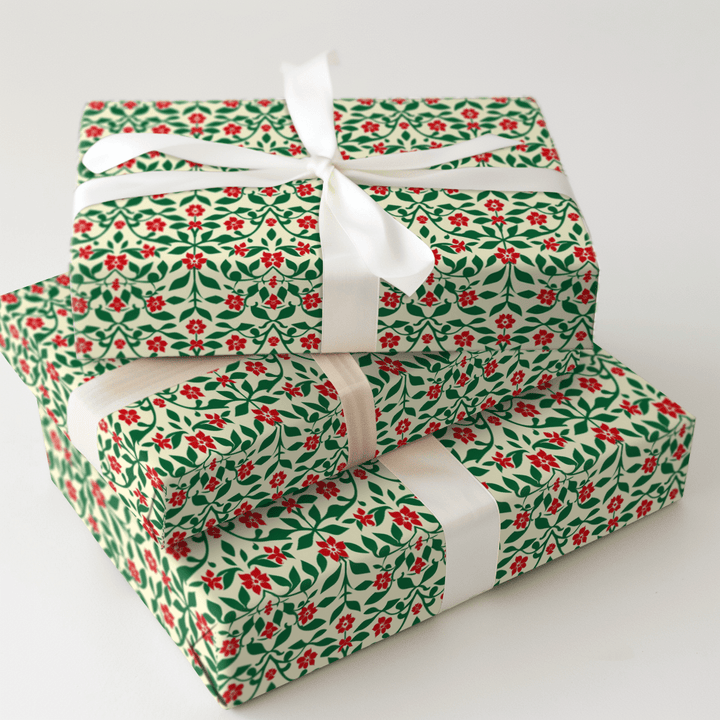 Holly Sprout - Wrapping Paper - Aspen & Arlo