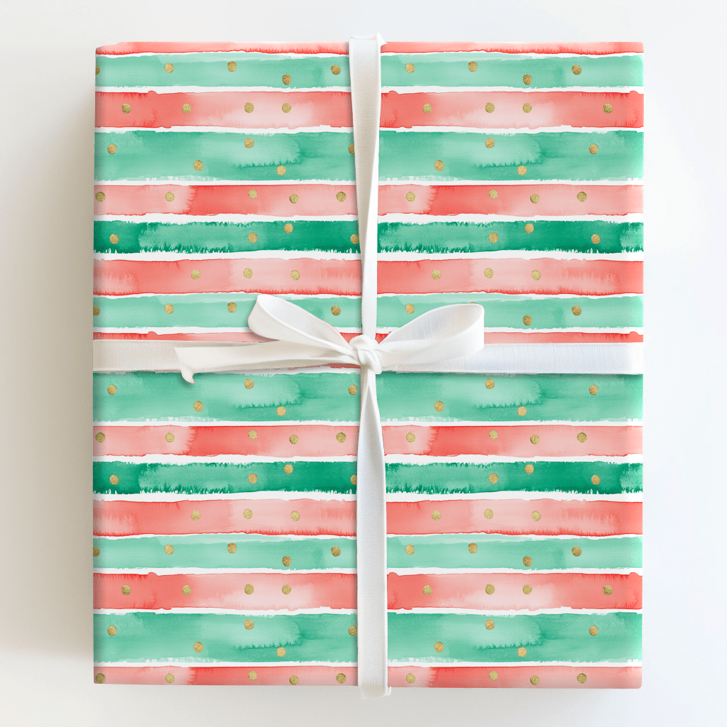 Christmas Stripes - Wrapping Paper - Aspen & Arlo