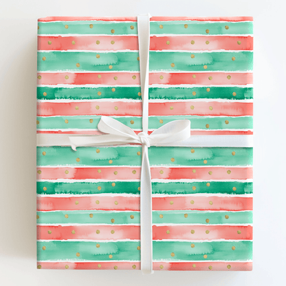 Christmas Stripes - Wrapping Paper - Aspen & Arlo