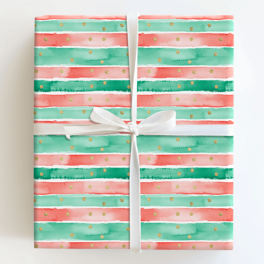 Christmas Stripes - Wrapping Paper - Aspen & Arlo