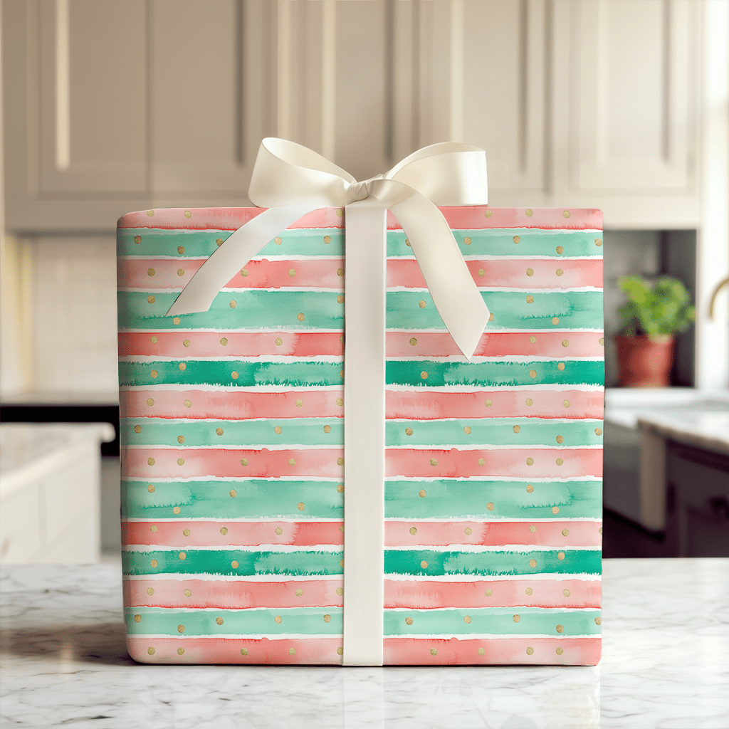 Christmas Stripes - Wrapping Paper - Aspen & Arlo