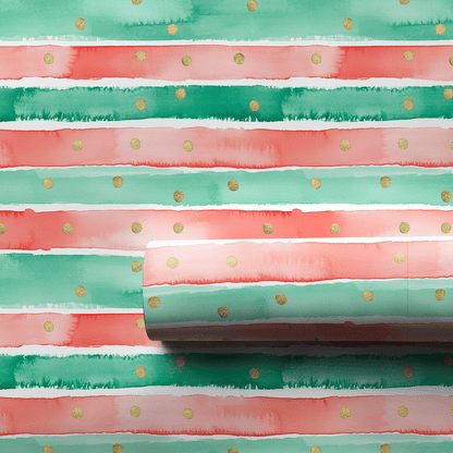 Christmas Stripes - Wrapping Paper - Aspen & Arlo