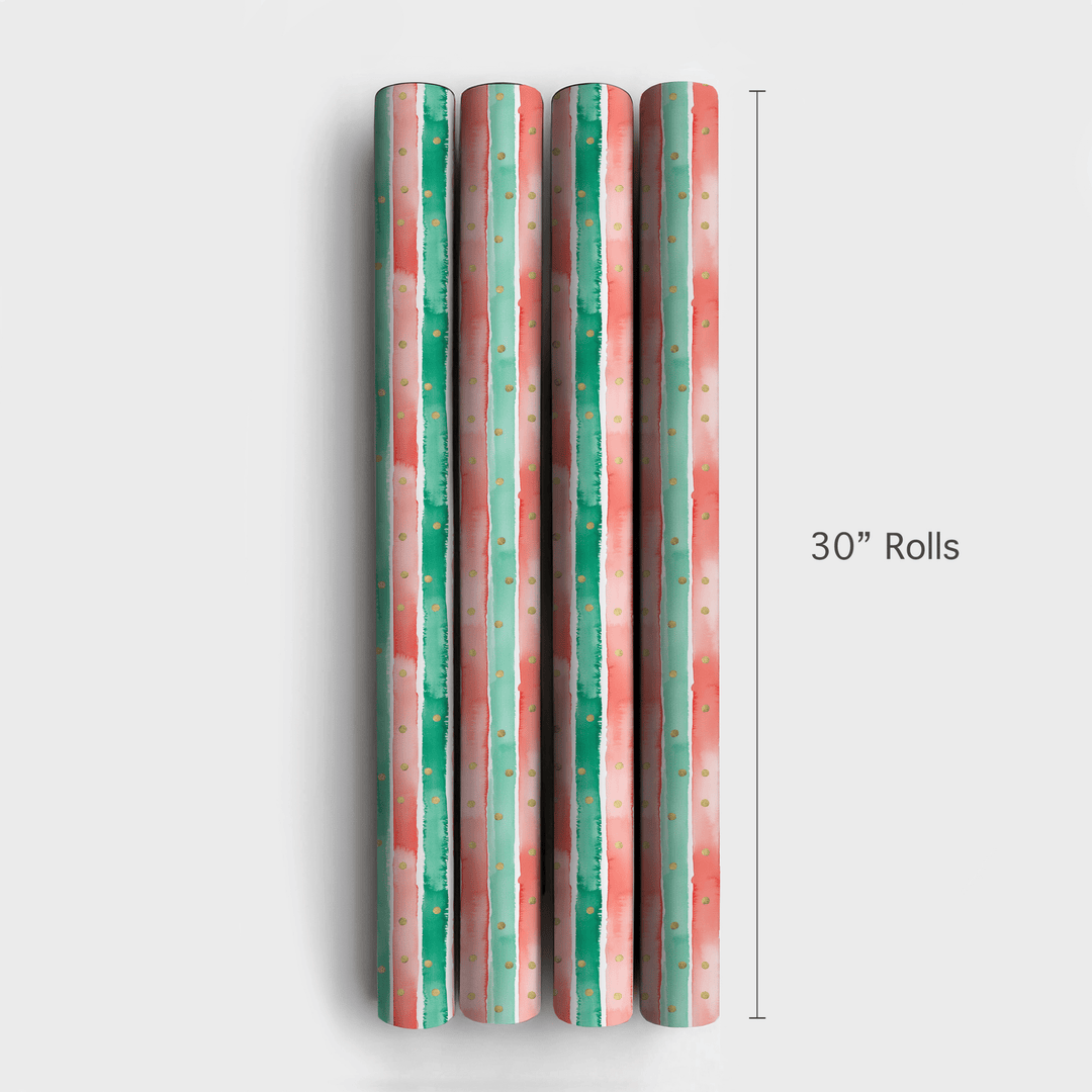 Christmas Stripes - Wrapping Paper - Aspen & Arlo