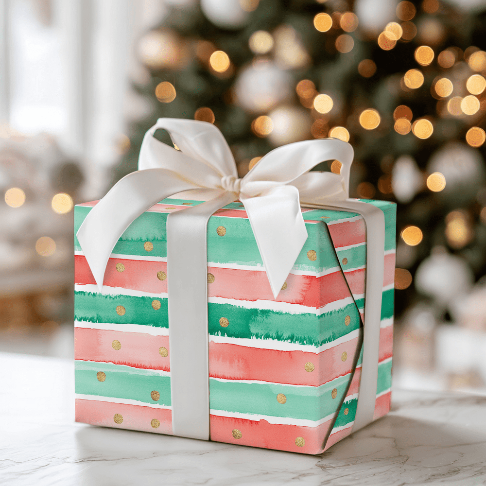 Christmas Stripes - Wrapping Paper - Aspen & Arlo