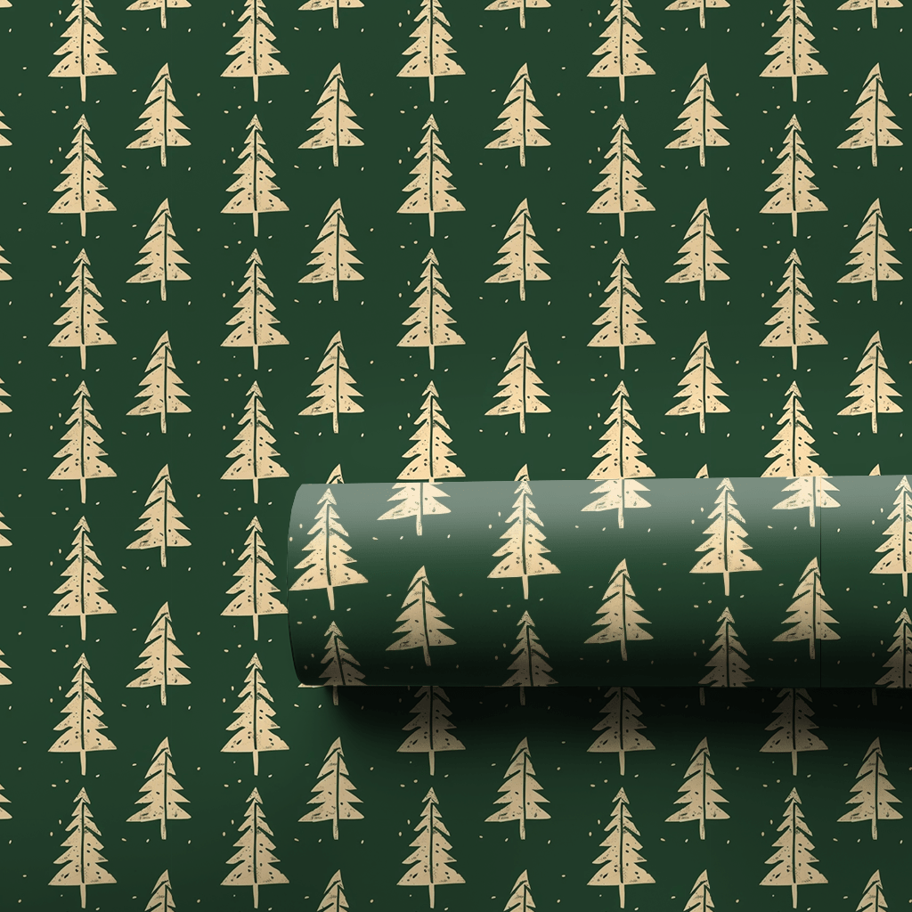 Frosted Fair Isle - Wrapping Paper - Aspen & Arlo
