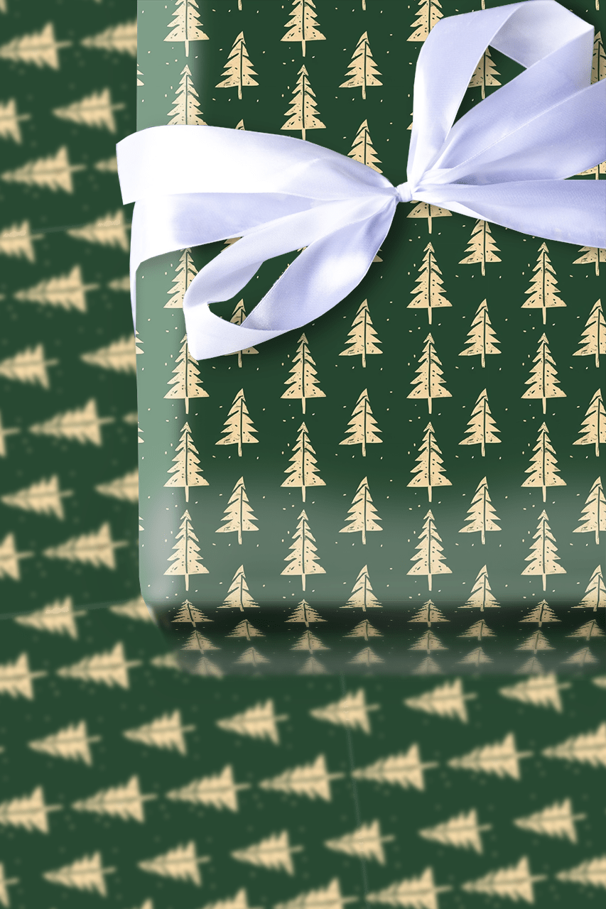Frosted Fair Isle - Wrapping Paper - Aspen & Arlo