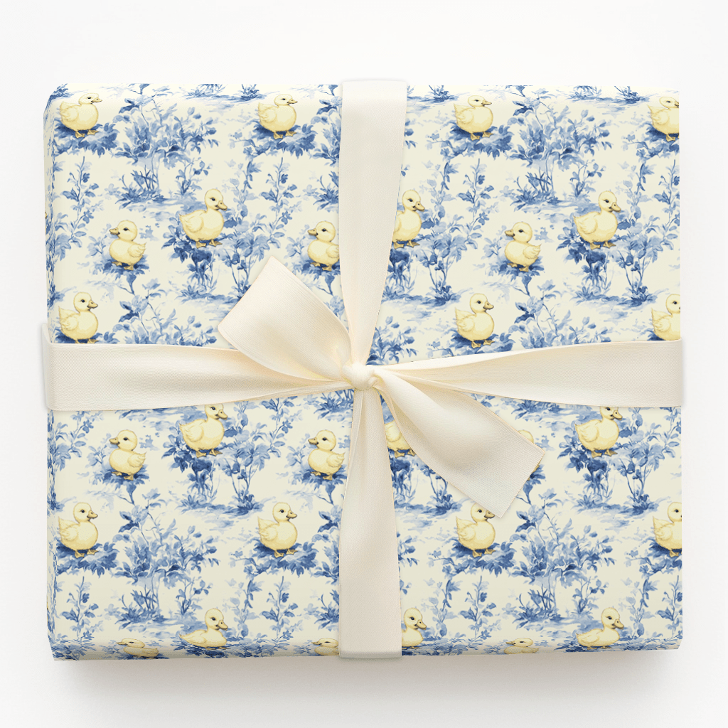 Toile Quackers - Wrapping Paper - Aspen & Arlo