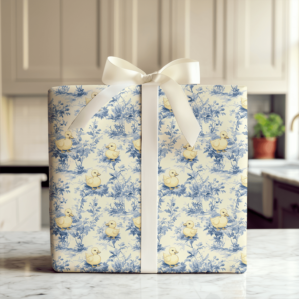 Toile Quackers - Wrapping Paper - Aspen & Arlo