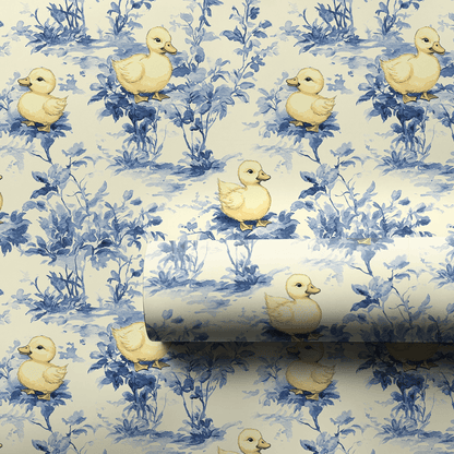 Toile Quackers - Wrapping Paper - Aspen & Arlo