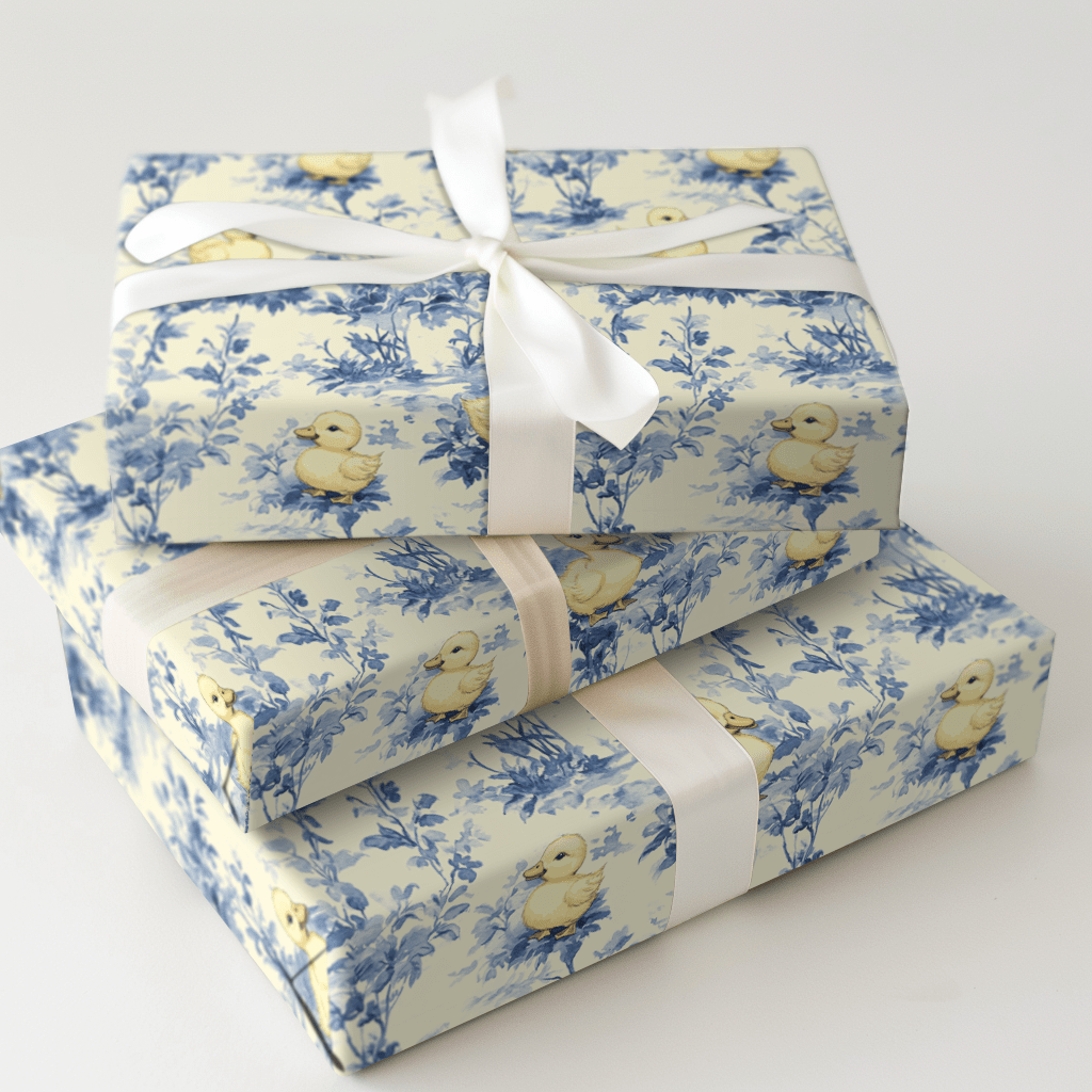Toile Quackers - Wrapping Paper - Aspen & Arlo