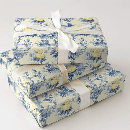 Toile Quackers - Wrapping Paper - Aspen & Arlo
