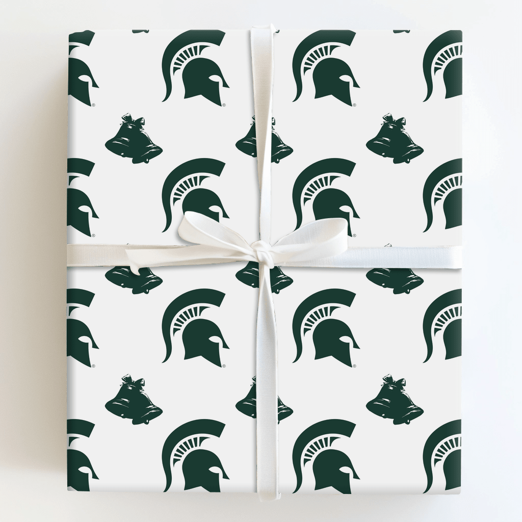 Michigan State Bells - Wrapping Paper - Aspen & Arlo