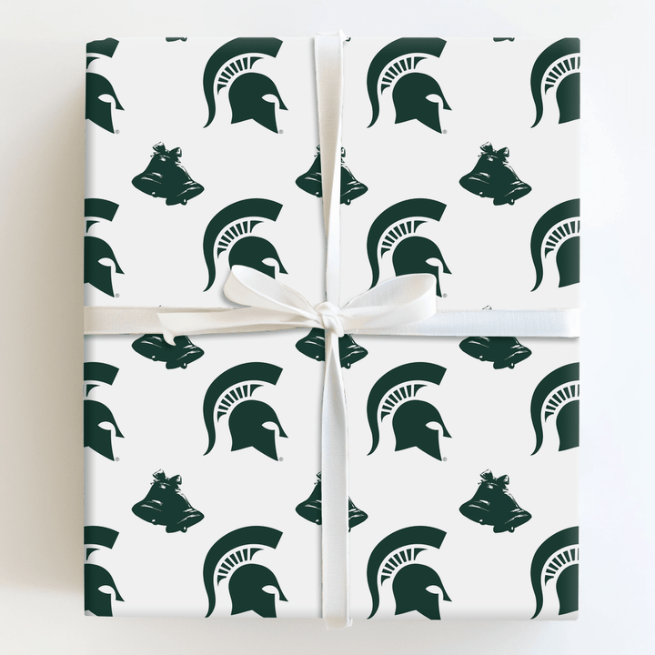 Michigan State Bells - Wrapping Paper - Aspen & Arlo