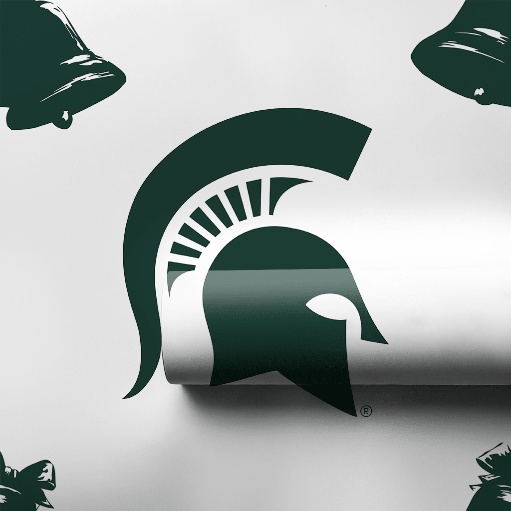 Michigan State Bells - Wrapping Paper - Aspen & Arlo
