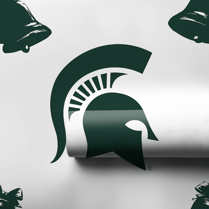 Michigan State Bells - Wrapping Paper - Aspen & Arlo