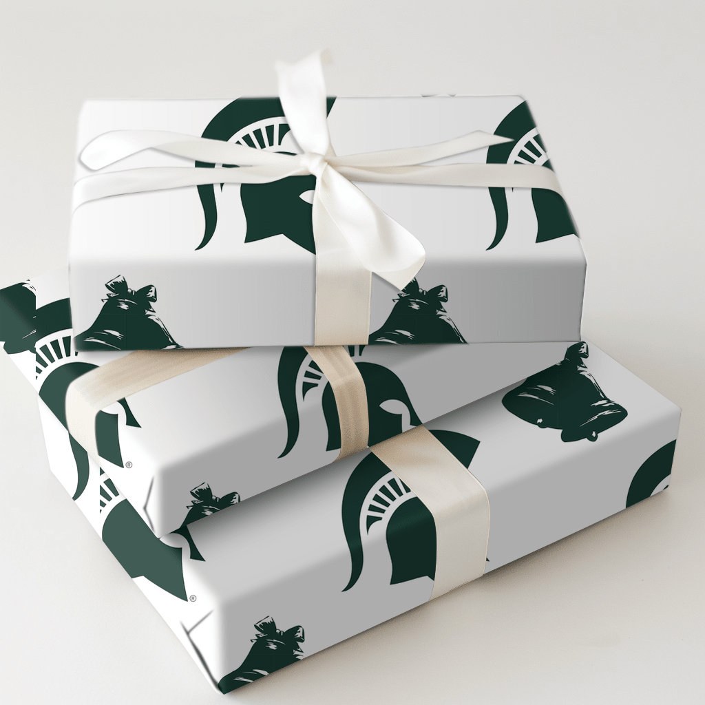 Michigan State Bells - Wrapping Paper - Aspen & Arlo