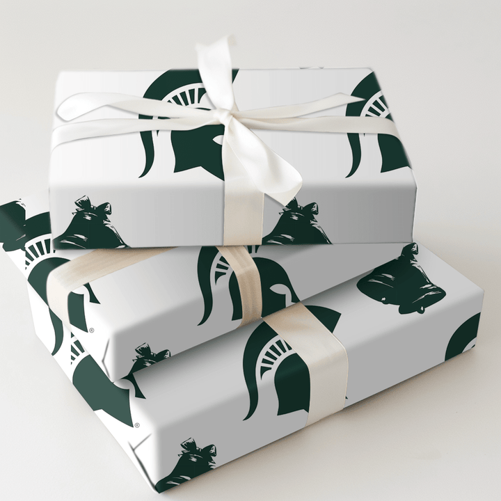 Michigan State Bells - Wrapping Paper - Aspen & Arlo
