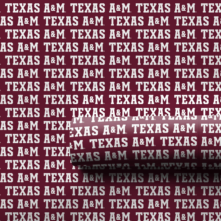Texas A&M Classic Words - Wrapping Paper - Aspen & Arlo