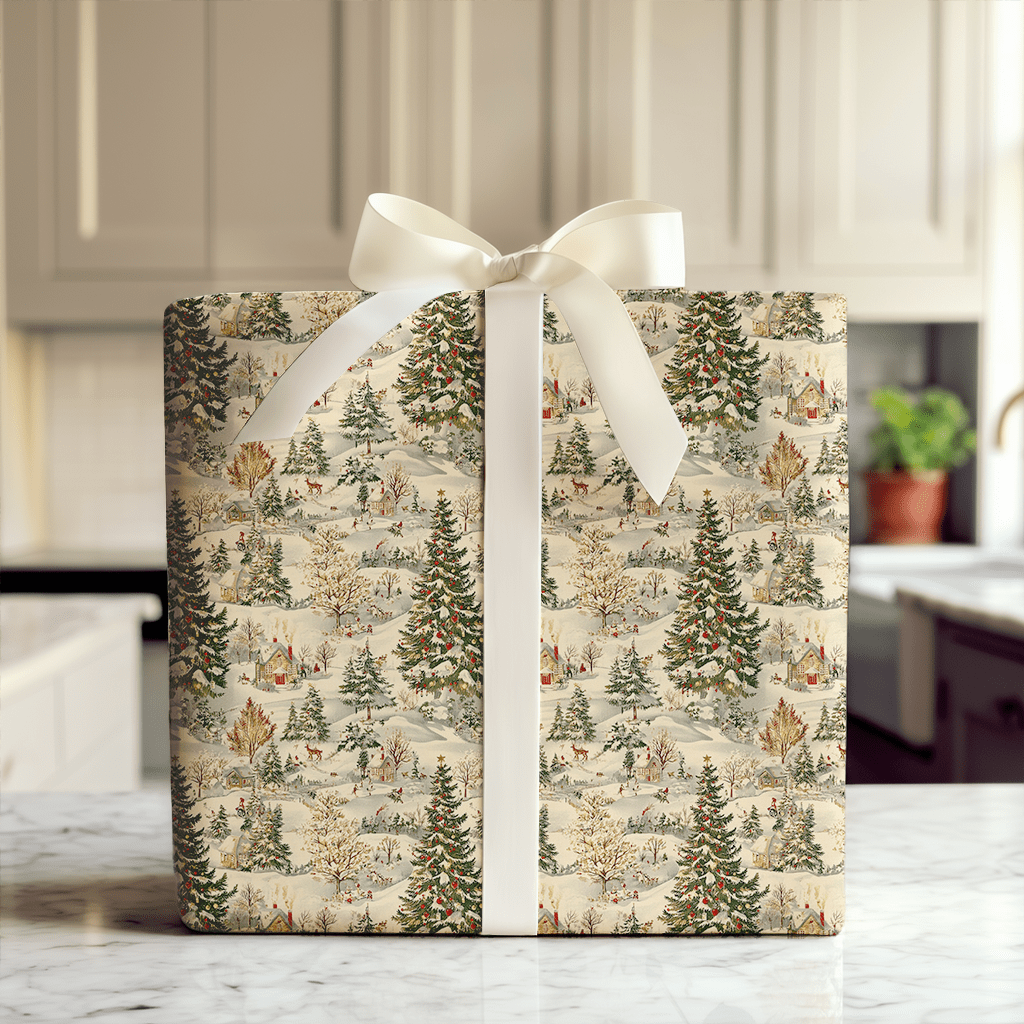 Early Christmas Morning - Wrapping Paper - Aspen & Arlo