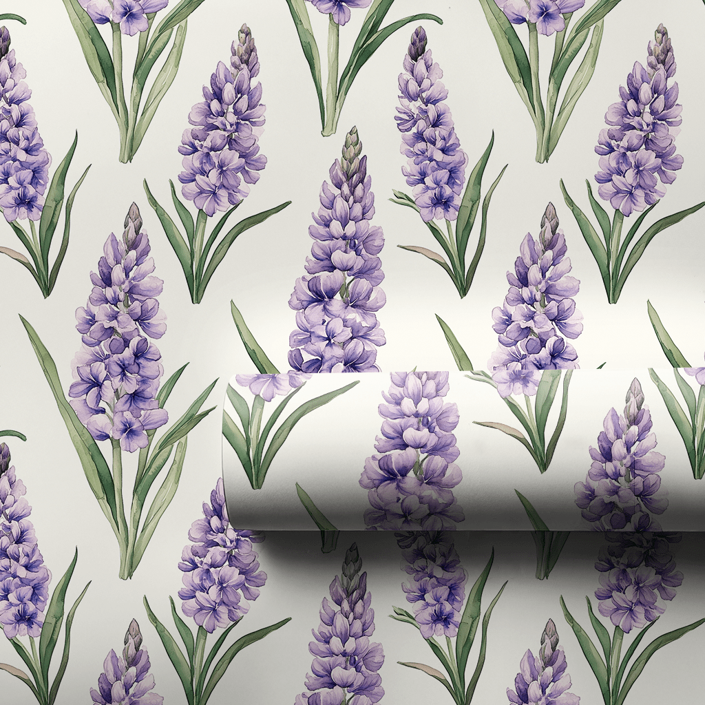 Hyacinth and Seek - Wrapping Paper - Aspen & Arlo