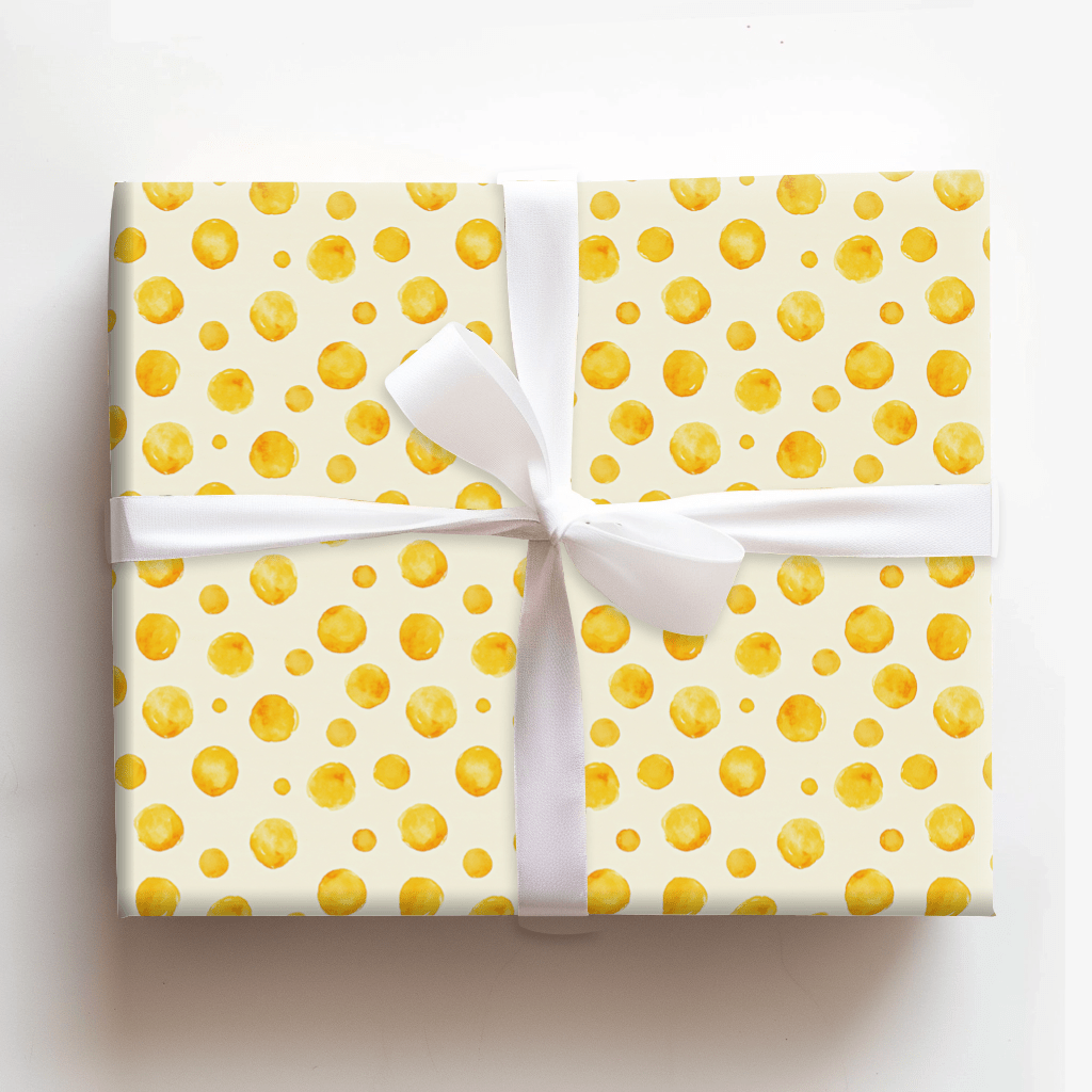 Little Ray of Polka Dots - Wrapping Paper - Aspen & Arlo