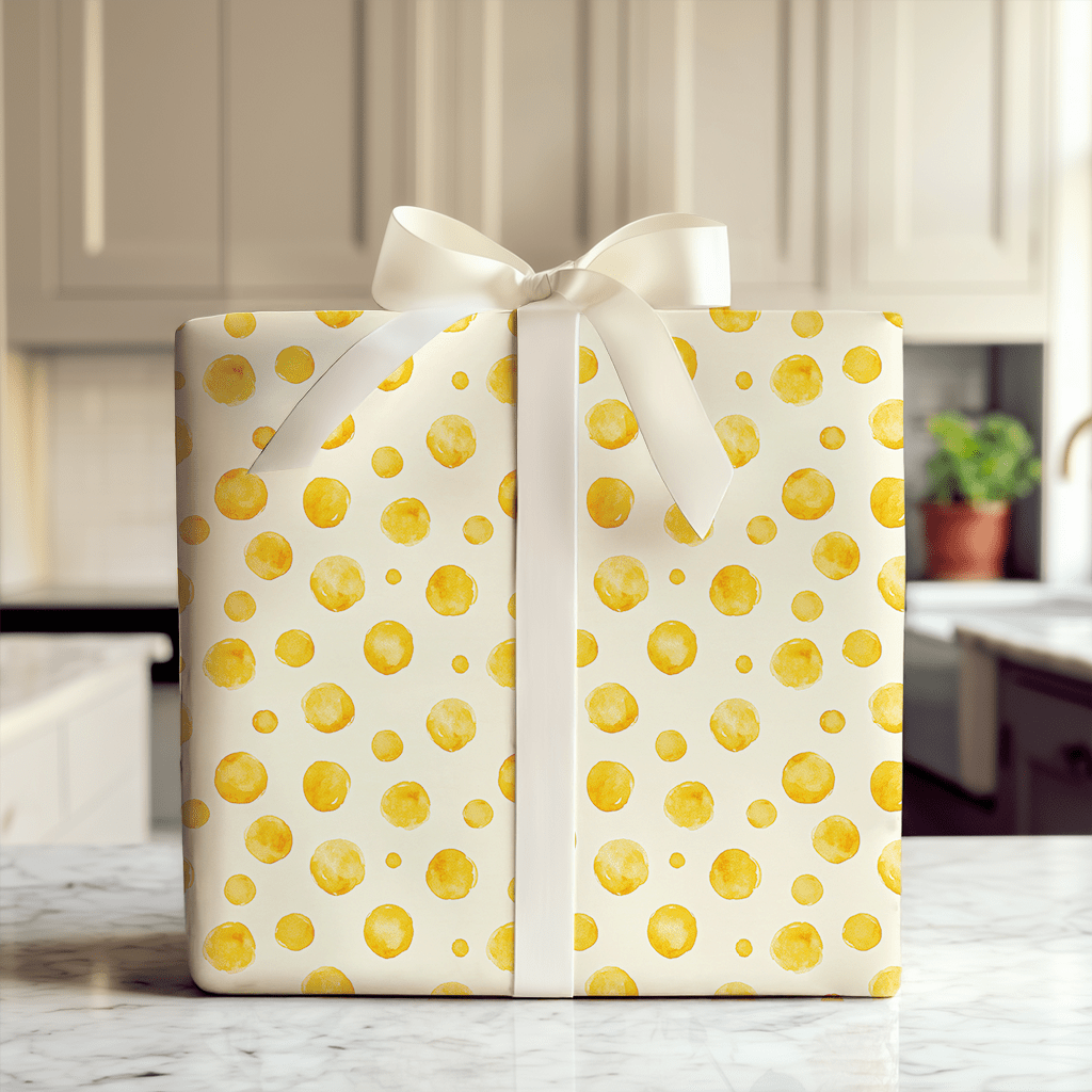 Little Ray of Polka Dots - Wrapping Paper - Aspen & Arlo