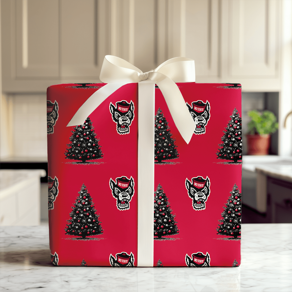 Wolfpack Holiday Tree - Wrapping Paper - Aspen & Arlo