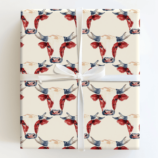 Smoky Horns - Wrapping Paper - Aspen & Arlo
