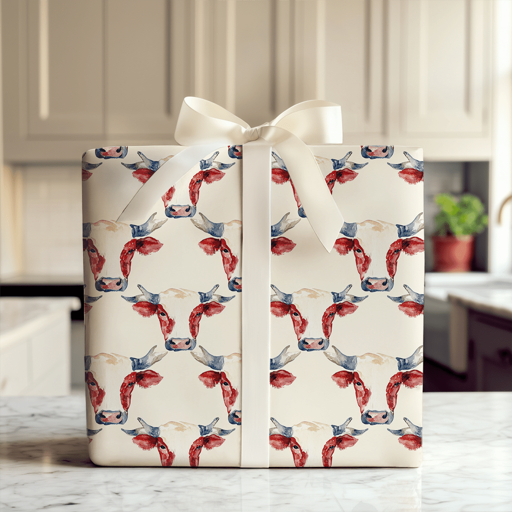 Smoky Horns - Wrapping Paper - Aspen & Arlo
