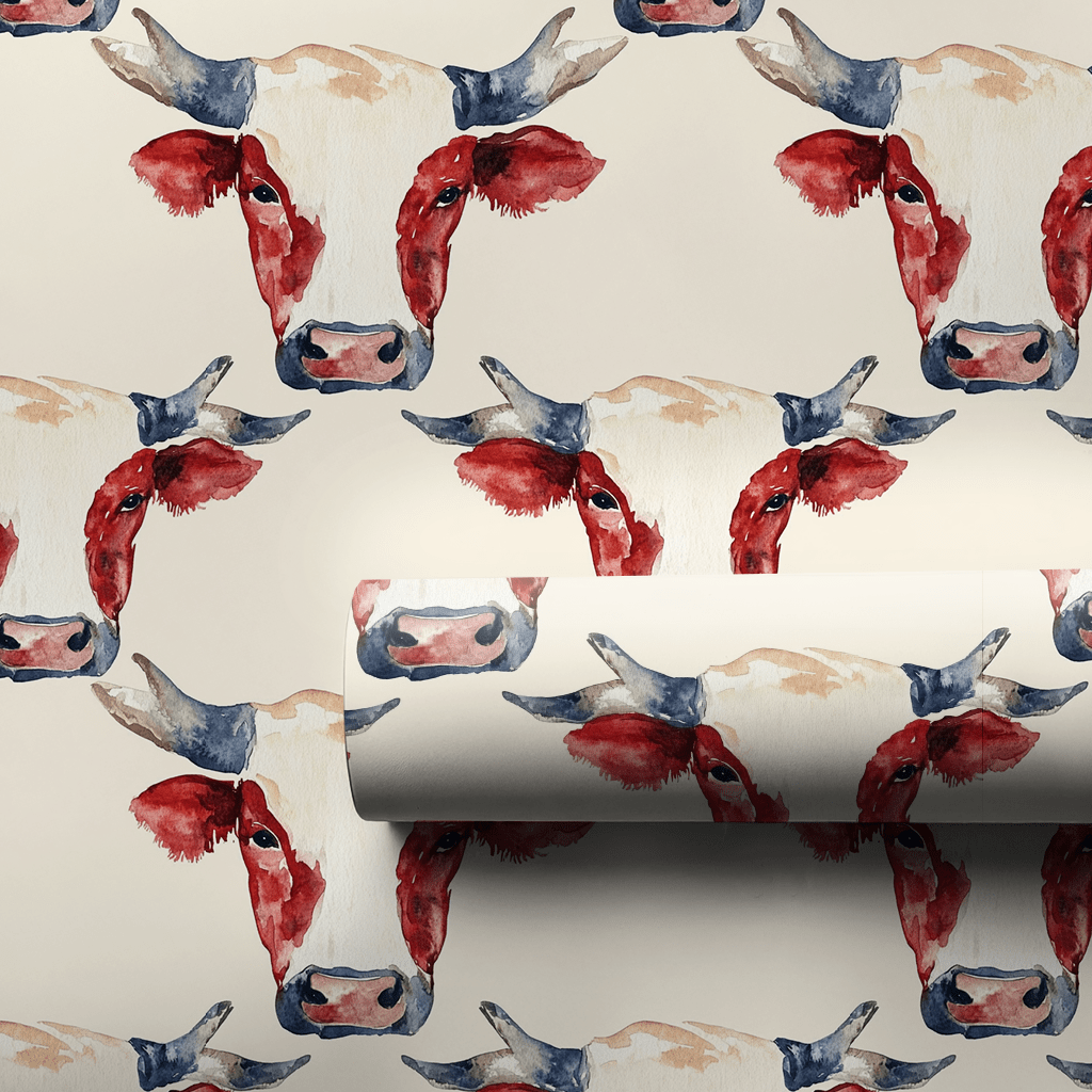Smoky Horns - Wrapping Paper - Aspen & Arlo