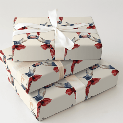 Smoky Horns - Wrapping Paper - Aspen & Arlo