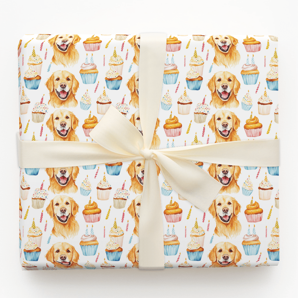 Pup Cake - Wrapping Paper - Aspen & Arlo