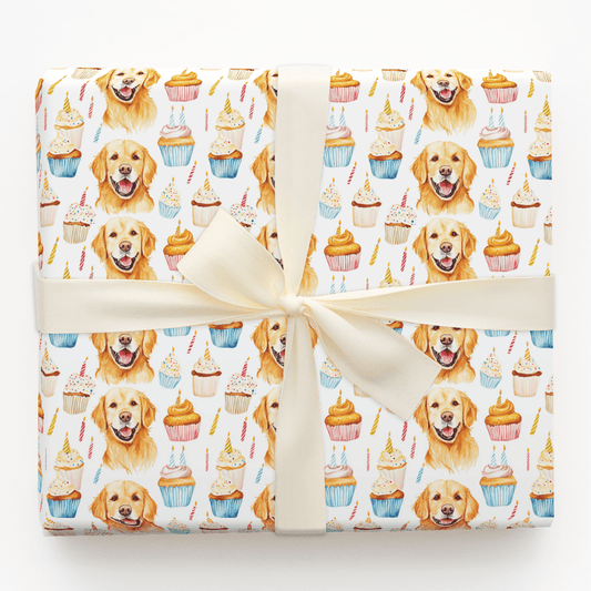 Pup Cake - Wrapping Paper - Aspen & Arlo