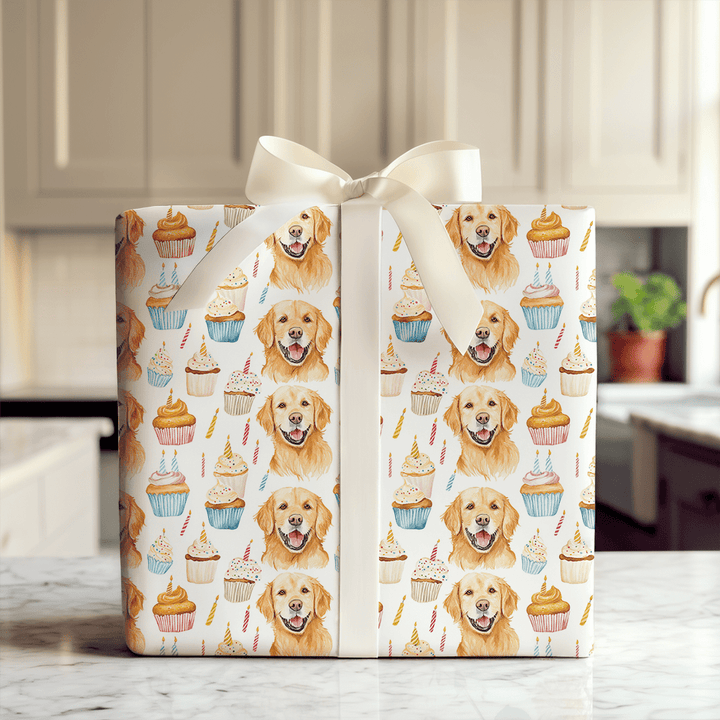 Pup Cake - Wrapping Paper - Aspen & Arlo