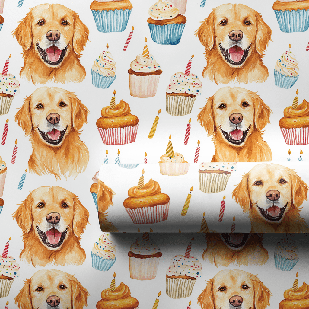 Pup Cake - Wrapping Paper - Aspen & Arlo