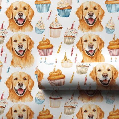 Pup Cake - Wrapping Paper - Aspen & Arlo
