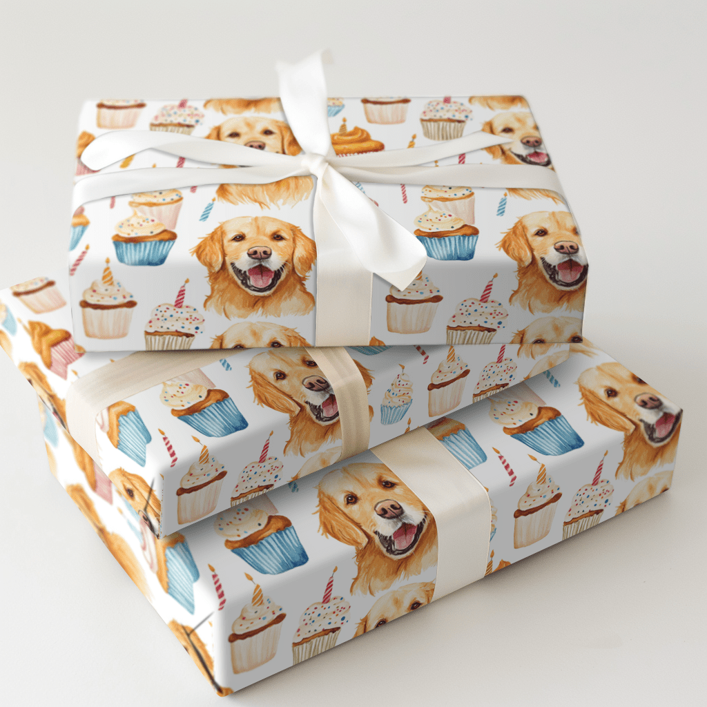 Pup Cake - Wrapping Paper - Aspen & Arlo